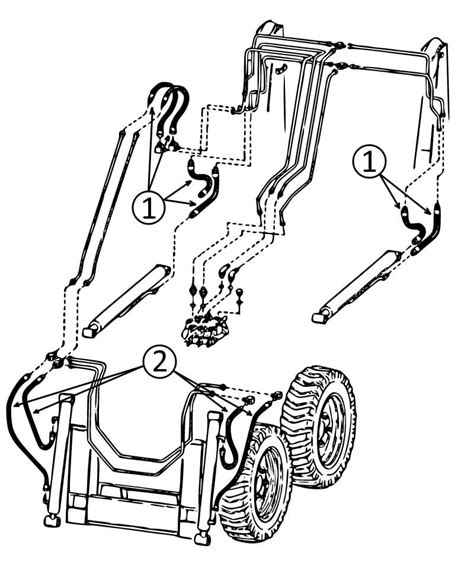 bobcat skid steer hydraulic hose|after market bobcat hydraulic hoses.